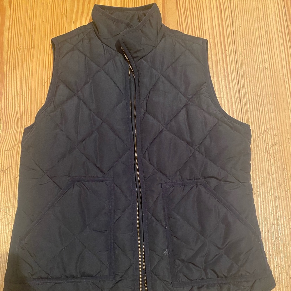 Womens JCrew Black Vest